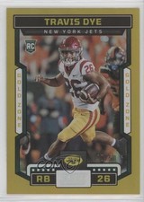2023 Score Rookies Gold Zone /50 Travis Dye #329 16ki