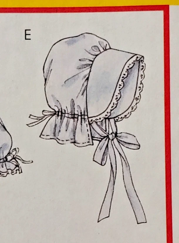 McCall's 4547 Costumes Toddler sz 3-4-5-6 Dress Chemise Pantaloons Bonnet Apron - Image 4 of 4