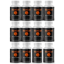 BioXCell Tablets Support Male Performance Supplement - 12 Bottles 