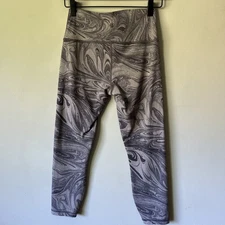 Athleta Women's Transcend 7/8 Tight Sumi Marble Violet size Medium