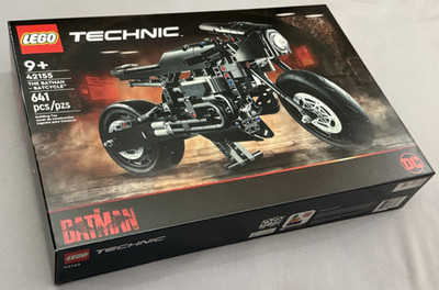 LEGO TECHNIC: The Batman Batcycle (42155) RETIRED - Brand New in Sealed Box