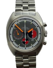 Omega RARE Seamaster Soccer Chronograph 145.016 Grey Dial Manual Mens Watch $1NR