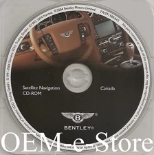 2004 2005 2006 Bentley Continental GT Flying Spur Navigation CD Cover CANADA Map