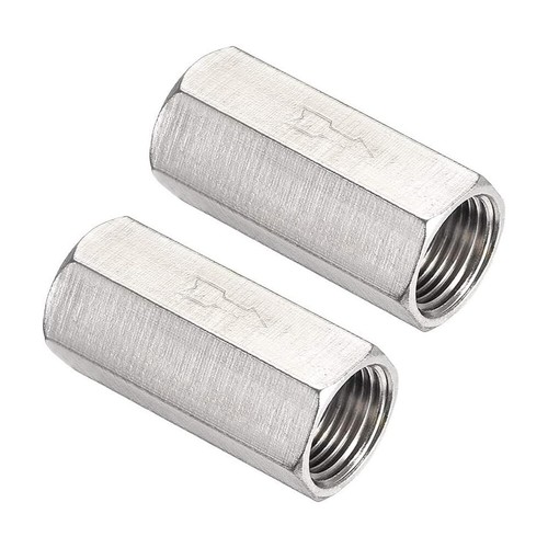 2PCS 3/8 NPT Thread Dia. Solid Brass Full Port One Way Check Valve