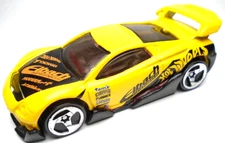 2000 HOT WHEELS MS-T SUZUKA EIBACH SPRINGS YELLOW 1:64 DIECAST 2 7/8" RACE CAR
