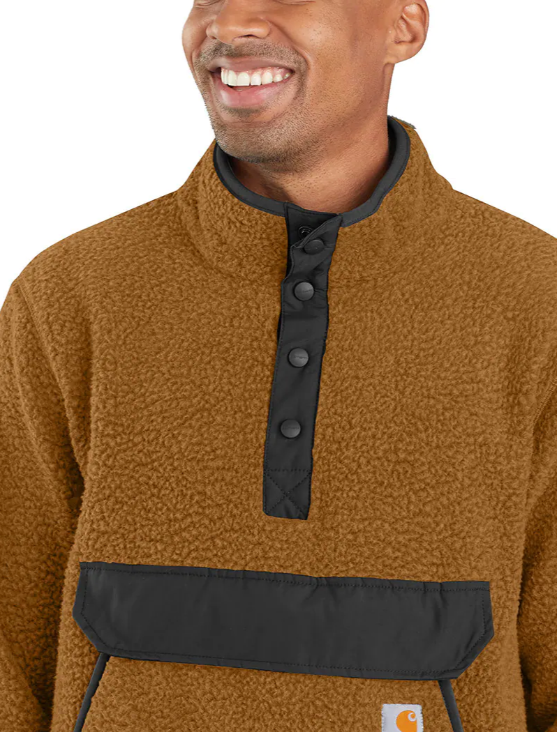 NEW Carhartt 104991 Relaxed Fit Fleece Jacket - Snap Neck Size 2XL
