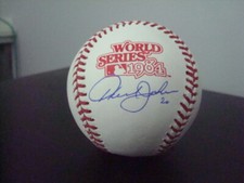 HOWARD JOHNSON AUTOGRAPHED OFFICIAL 1984 WORLD SERIES BASEBALL SIGNED DETROIT