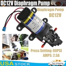 60PSI 12VDC High Pressure Water Pump Self Priming 2.5A Diaphragm Booster Pump FY