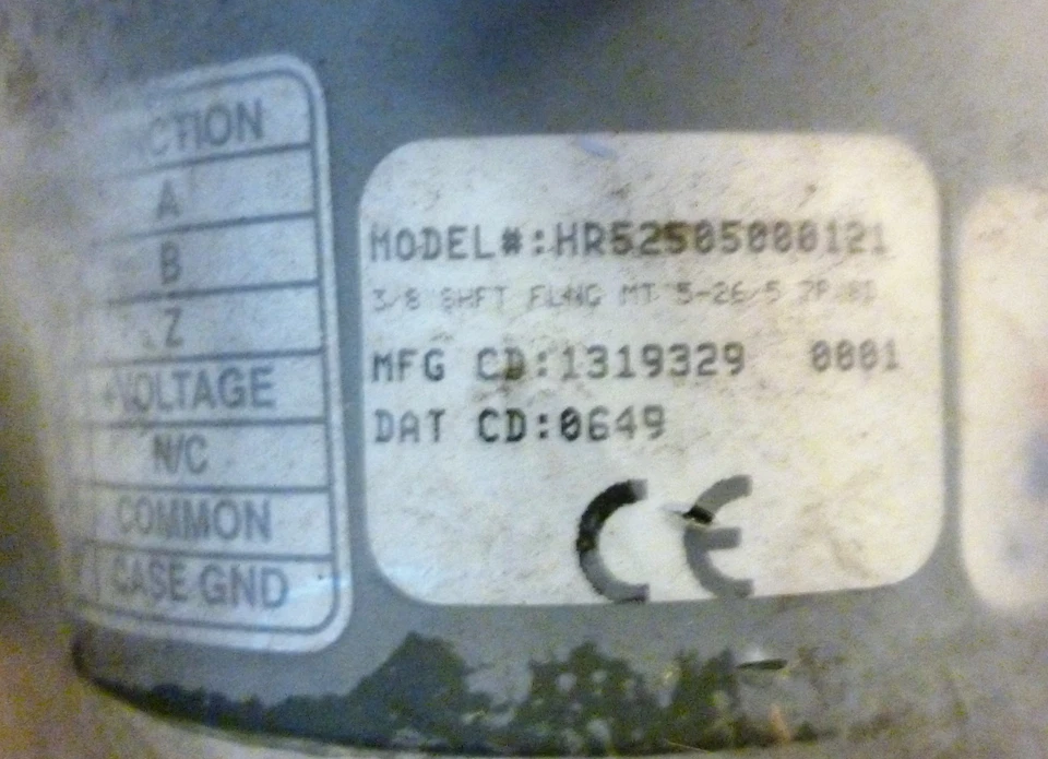 Danaher Controls HR52505000121 Dynapar Encoder - Image 3 of 4