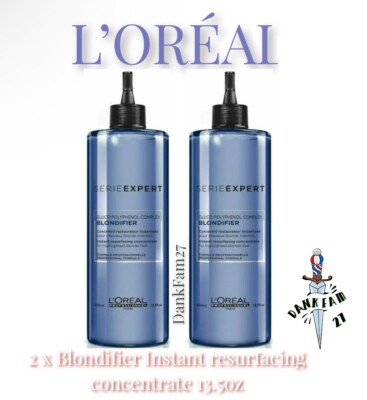 2x L'Oréal Serie Expert Blondifier Instant Resurfacing Concentrate 13.5oz x 2