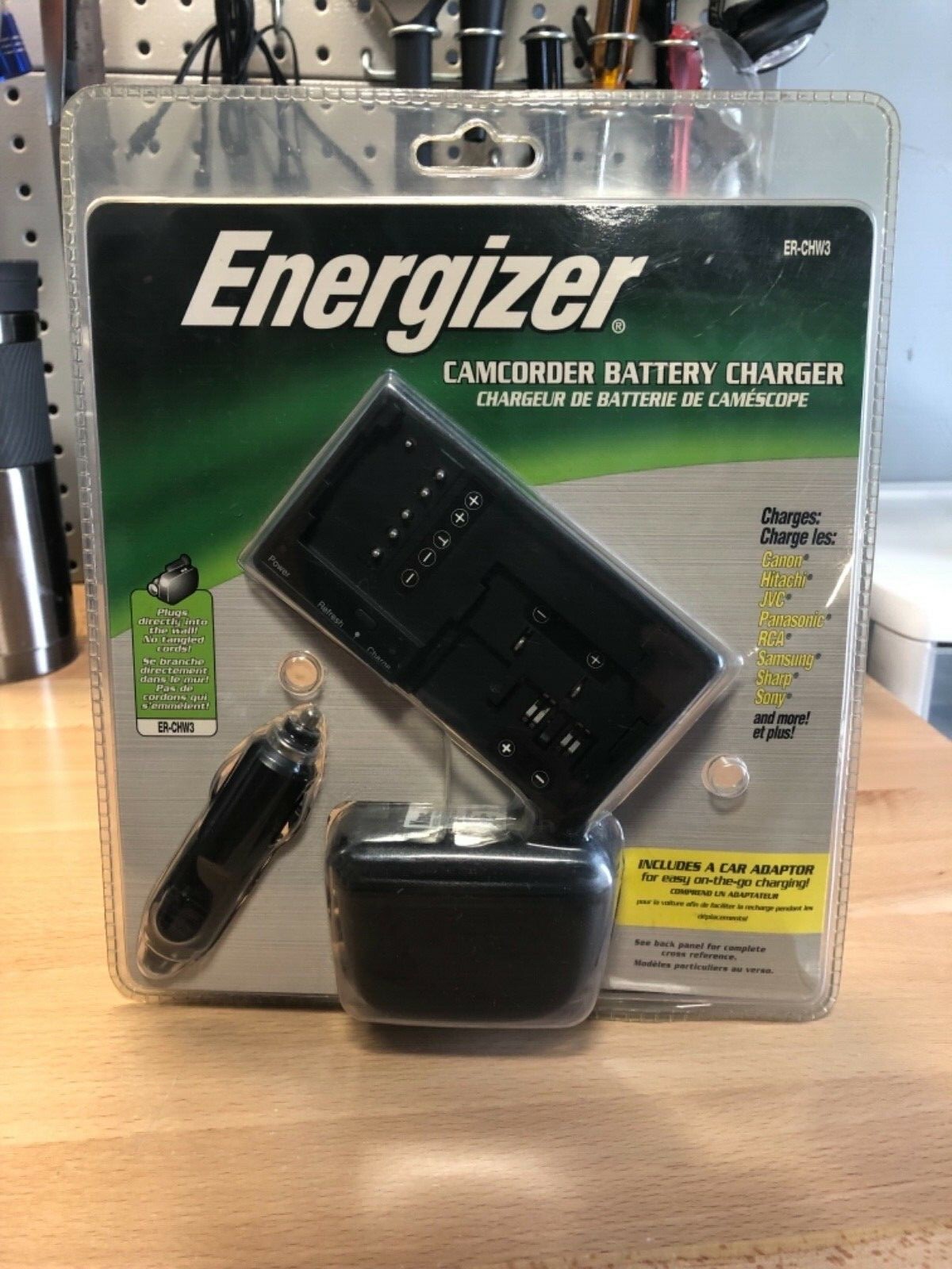 Energizer Camcorder Battery Charger - Includes Car Adaptor-image