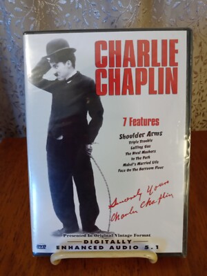 NEW Charlie Chaplin DVE Seven Features Presented In Original Vintage Format
