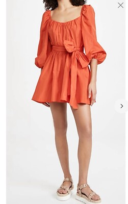 Cinq à Sept Orange Dress Size 10 BRAND NEW WITH TAGS