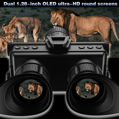 600M 8X Military Night Vision Zoom Binoculars InfraredDigital Head Mount Goggles - Picture 7 of 22