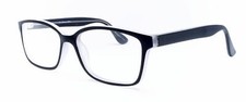 Sierra S345 Single-vision Plastic Lenses Reading Glasses 0.50 to 4.00 Black