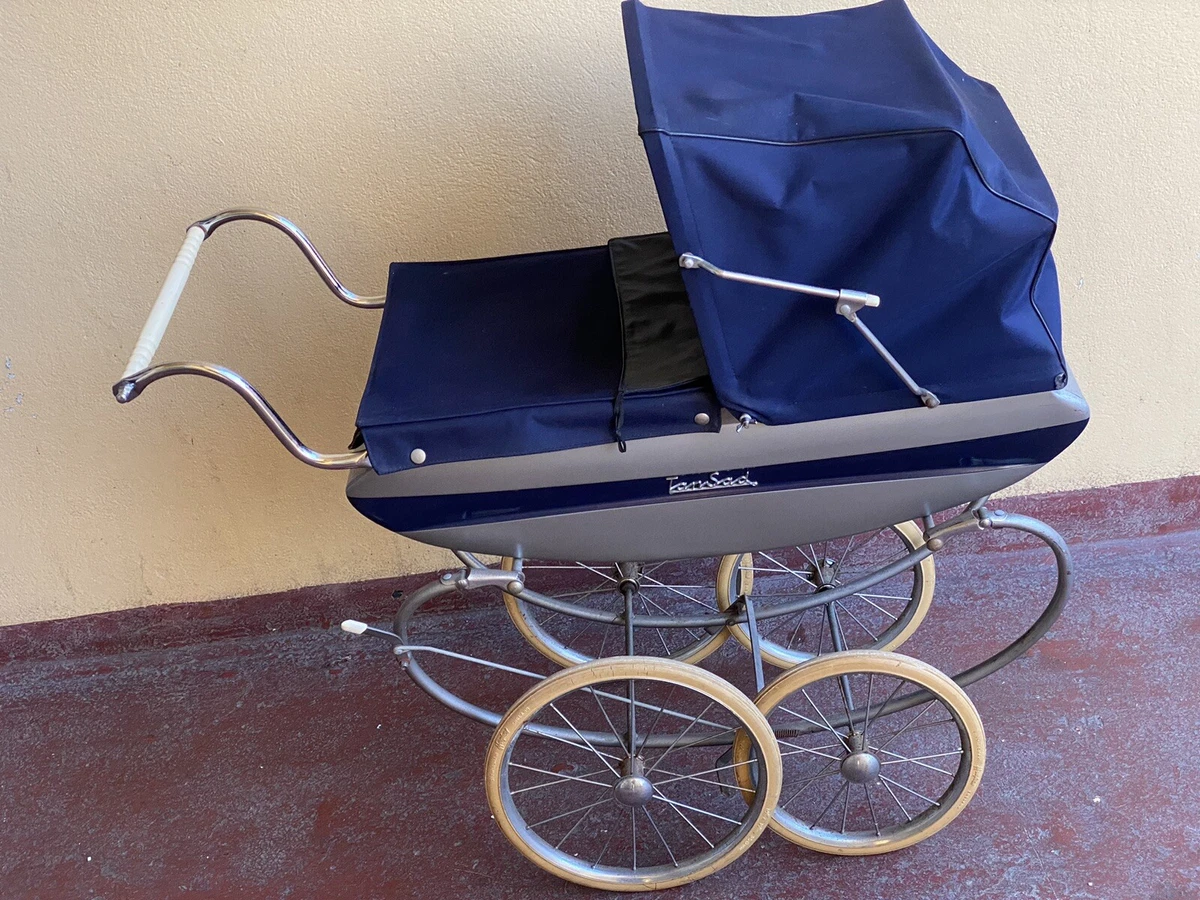 Vintage silver cross hot sale prams for sale