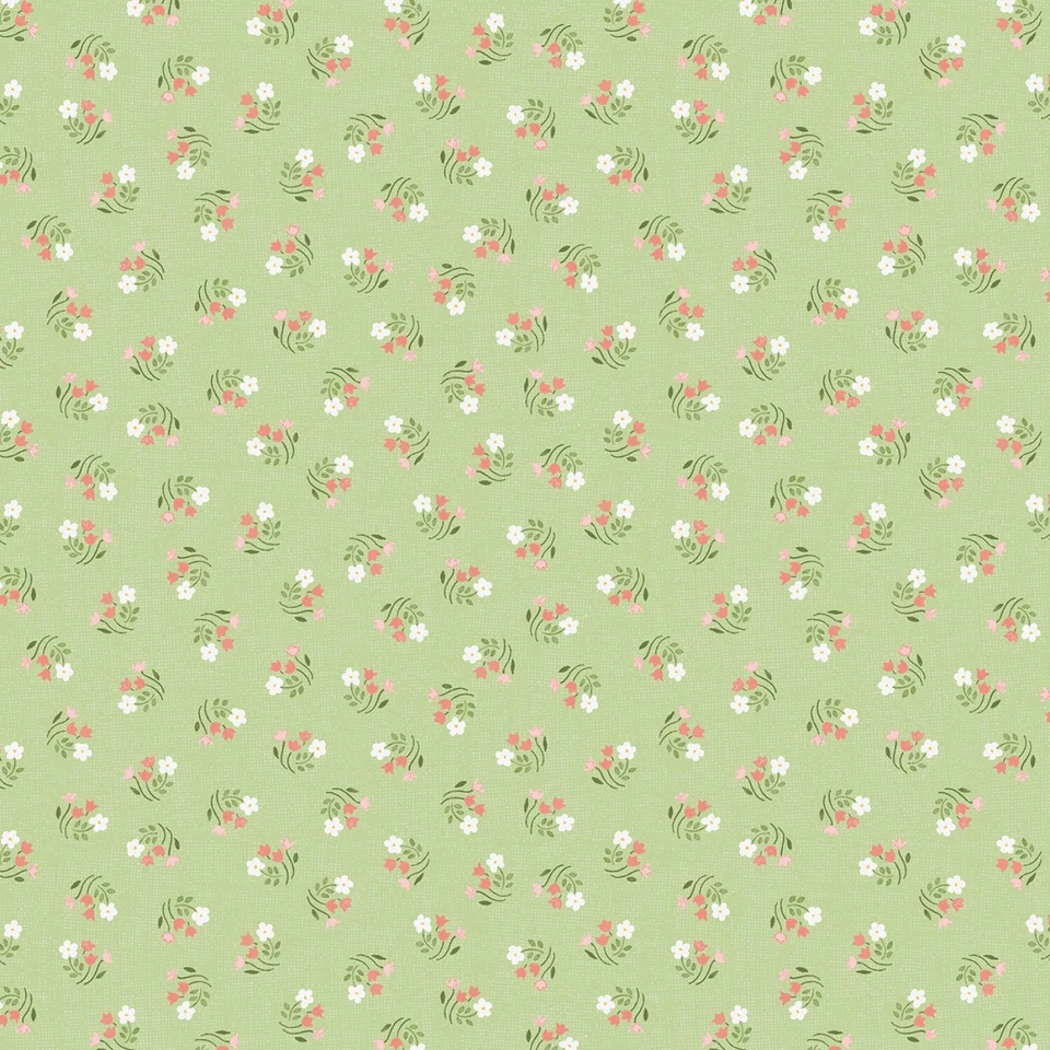 Paseo por el jardín, tarde en el jardín por Windham 44" de ancho tela de algodón Foto 3 de 3