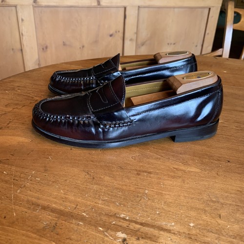 Cole Haan Burgundy Penny Loafers Mens 8.5 D - Picture 2 of 9