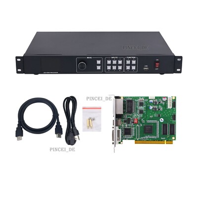 TS802D + AMS-MVP300 Linsn LED Control Card and Full Color LED Video Processor