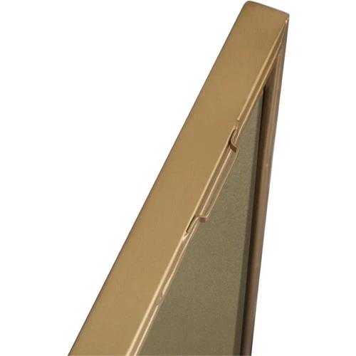 Elegant Decor Monet 72" x 30" Rectangle Metal Frame Mirror in Brass - Picture 13 of 14