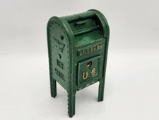 Vintage Air Mail Embossed Eagle U.S. Letter Mail Box Still Coin Bank - 5.25"