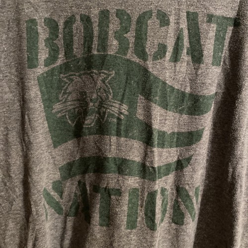 OHIO UNIVERSITY BOBCAT NATION T Shirt MEDIUM CAMP DAVID VTG Grey NCAA Athletics - Picture 2 of 4