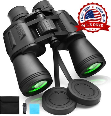 Binoculares Para Adultos Y Niños 20 X 50 Compactos Para Observación De Aves Caza