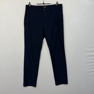 Theory Men Zaine Active Tech Performance Pants Size 33 Blue Nylon Blend C008 -9