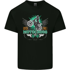 Motocross 2016 Motorbike Motorcycle Mens Cotton T-Shirt Tee Top
