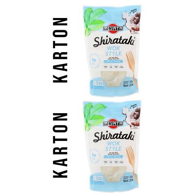 Miyata Shirataki Nudeln 24x 270g/ATG200g Konjak Nudeln Konjac noodles