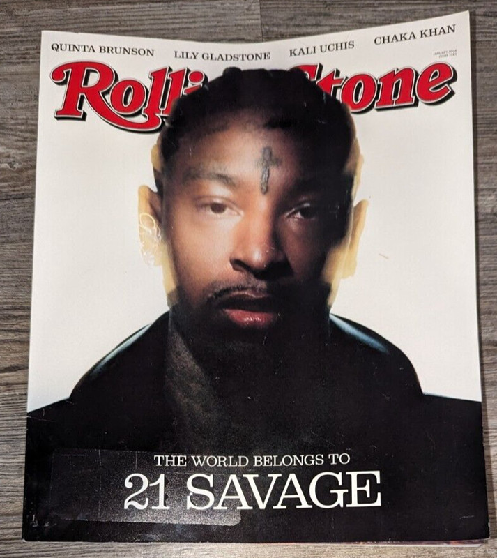 Rolling Stone magazine #1383 January 2024 21 Savage