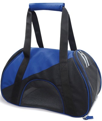 Zweifarbige Sporty-Tragetasche mit Tasche und Schultergurt für Hunde und Katzen 