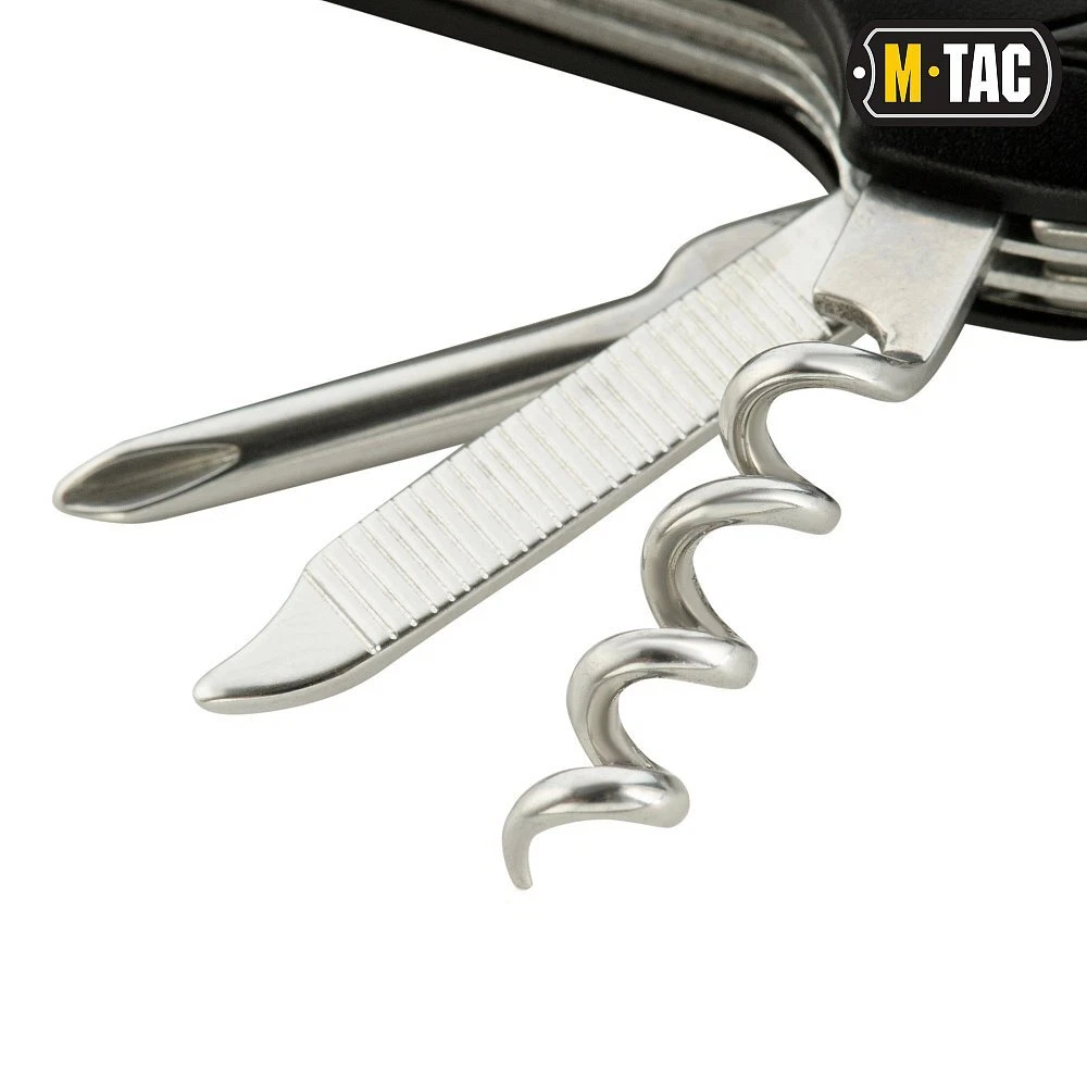 Multi-tool M-Tac Small Folding Pocket Knife Screwdriver Opener Saw 7 Tools Camp