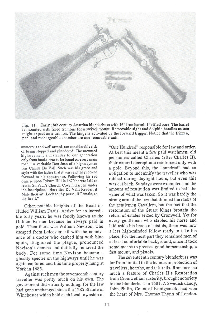 Image of Blunderbuss (photo) by English School, (18th century)