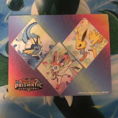 Pokémon TCG Prismatic Evolutions Tech Sticker Only Vaporeon Sylveon Jolteon