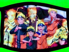 NEW Naruto Anime All Naruto Forms Transformations Face Mask Cover USA SELLER