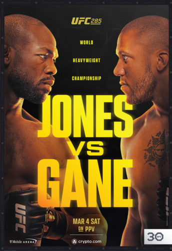 UFC 285: Jones vs Gane - Fight Poster - Picture 1 of 1
