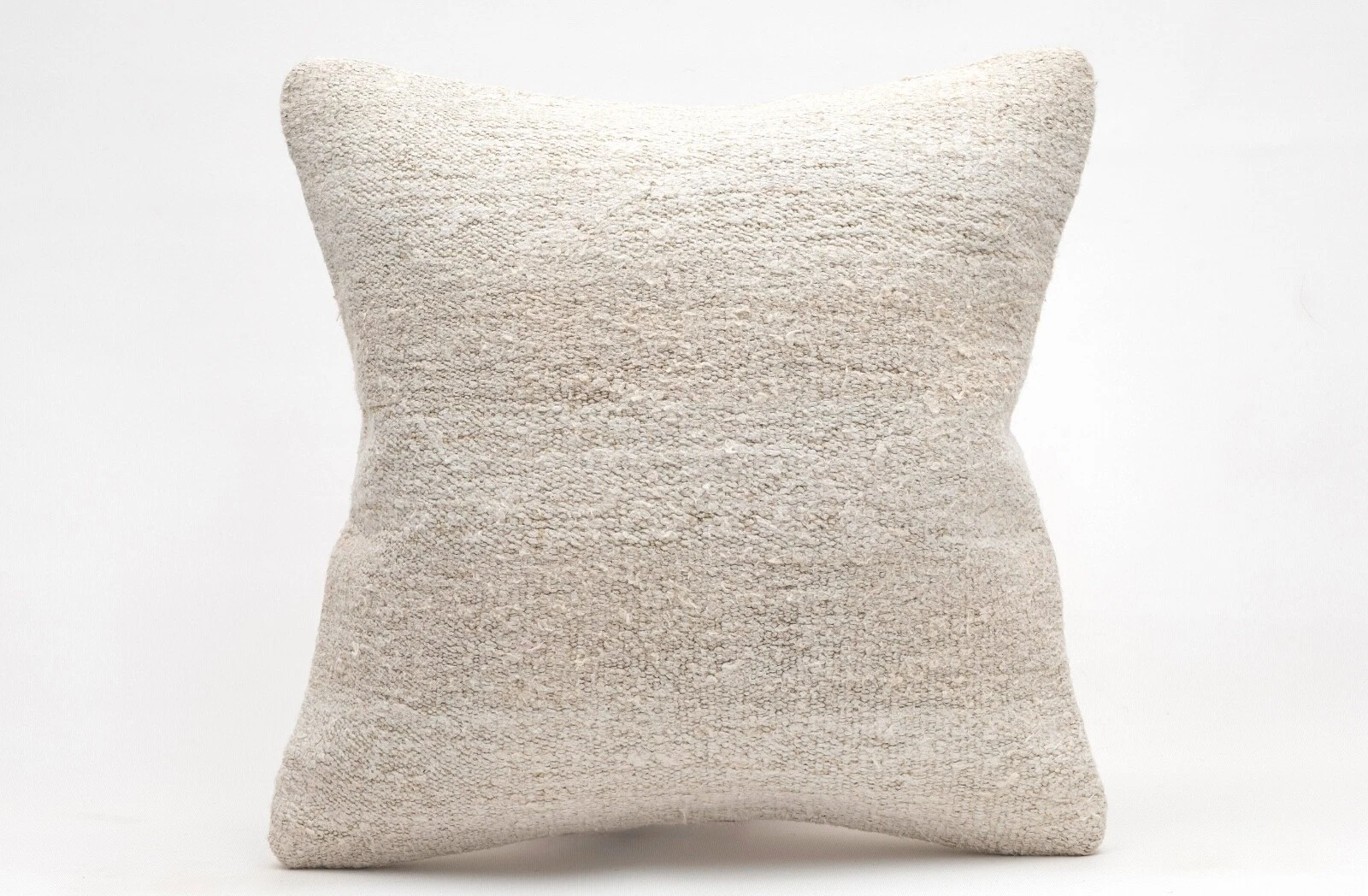 White Hemp Pillow Cover, 16"x16", Decorative Pillow, Throw Pillow, Accent Pillow