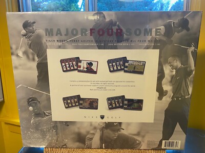 TIGER WOODS グランドスラム MAJOR FOURSOME 記念 2000-2001 Tiger Woods Major Foursome Grand Slam 4 Dozen Nike Golf