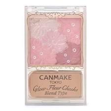CANMAKE Glow Fleur Cheeks (Blend Type) B02 Rose Ballerina Cheek Sheer Matte