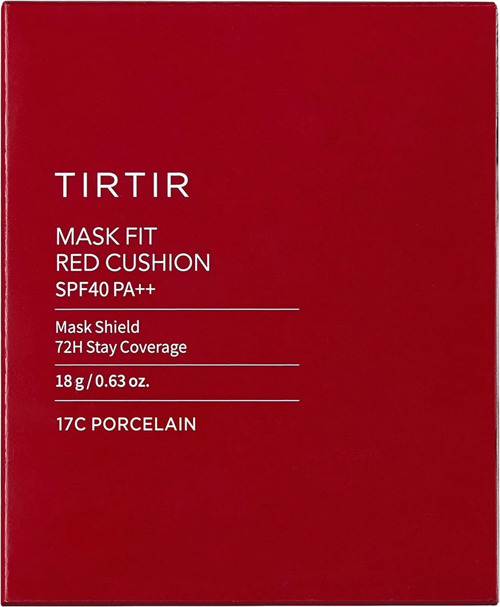 TIRTIR Mask Fit Red Cushion 18g 17C PORCELAIN SPF40 PA++ mask shield