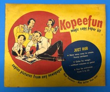 Kopeefun Vintage Magic Copy Paper Kit Missing Magic Coloring Stick 1950  s