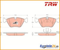 Bremsbelagsatz, Scheibenbremse Cotec Trw GDB1404 FüR Bmw 5Er