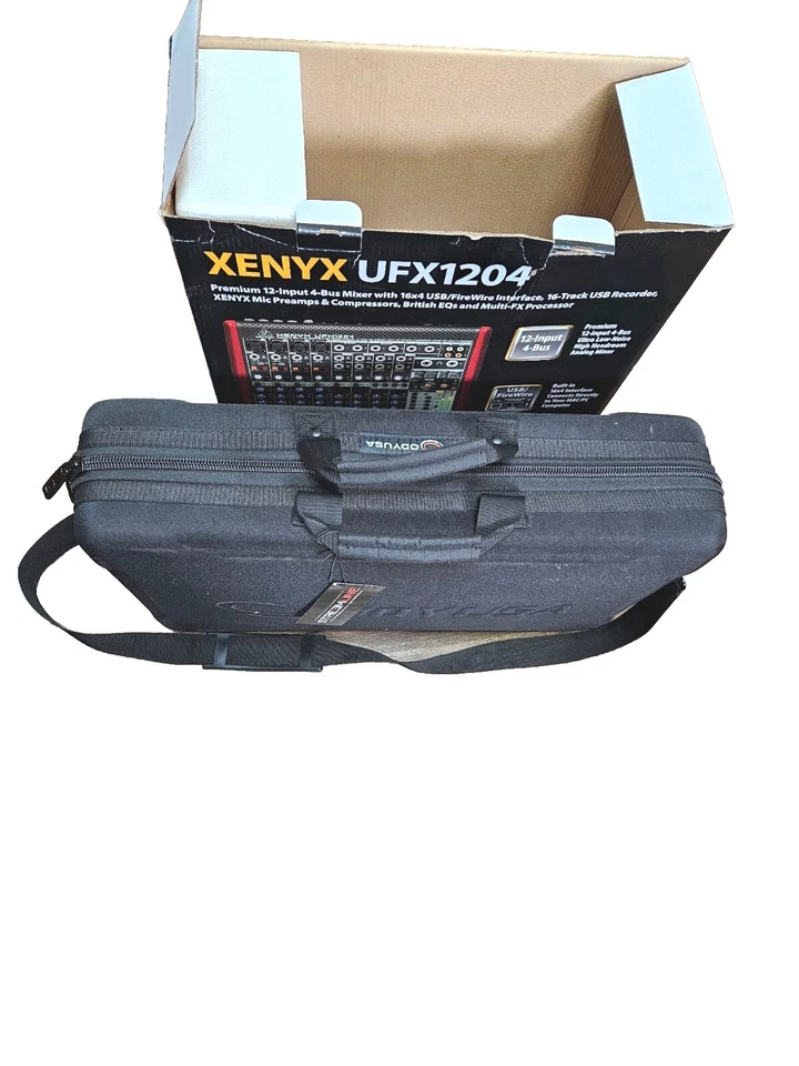 Behringer XENYX UFX1204 Premium 12-Input 4-Bus Mixer with 16x4 USB/Firewire 16x4 - Image 3 of 4