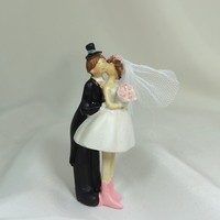 Deko-Figur Hochzeitspaar Xiv Brautpaar Tortenfigur Hochzeit 8 Cm