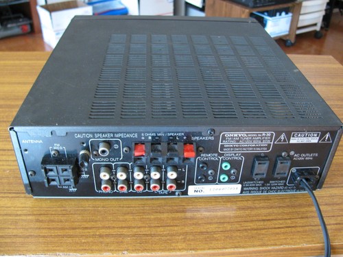 Onkyo R-30 Mini AM/FM Stereo Receiver Tested Great Working Condition No Remote - Picture 4 of 10