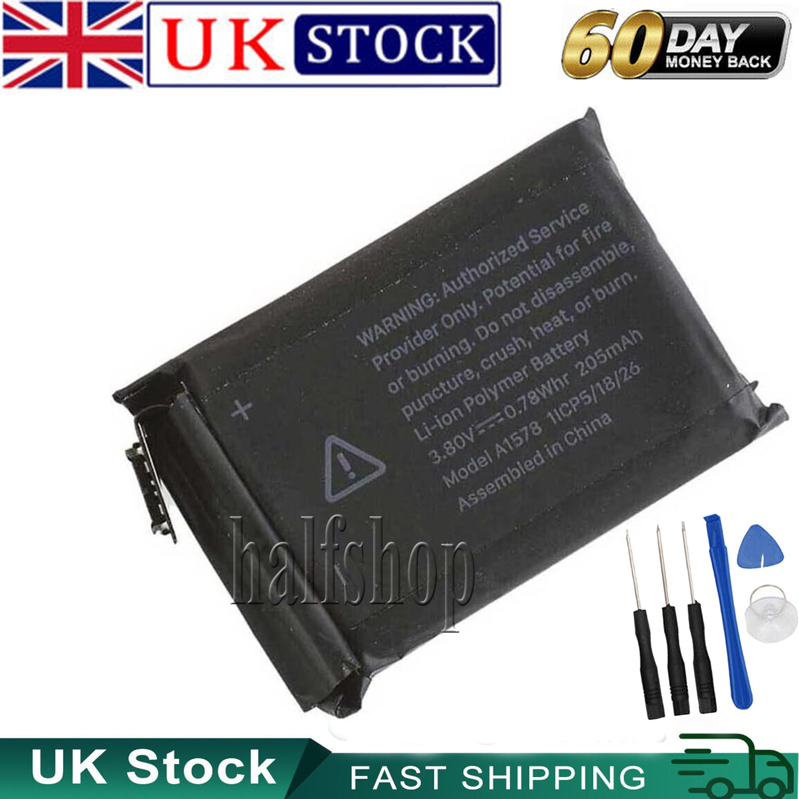 Battery for Apple Watch 1st Generation 38mm A1578 Battery (1G) iWatch A1578