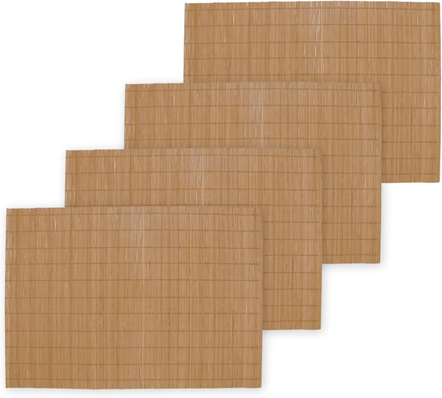 BambooMN Bamboo Placemat/Sushi Rolling Mat - 18" x 13" - 4 Units, Brown
Opens in a new window or tab