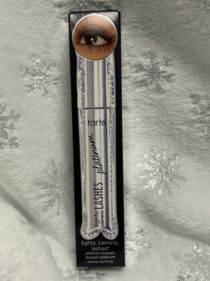 Tarte Cosmetics Lights Camera Lashes Platinum Mascara Full Size New In Box