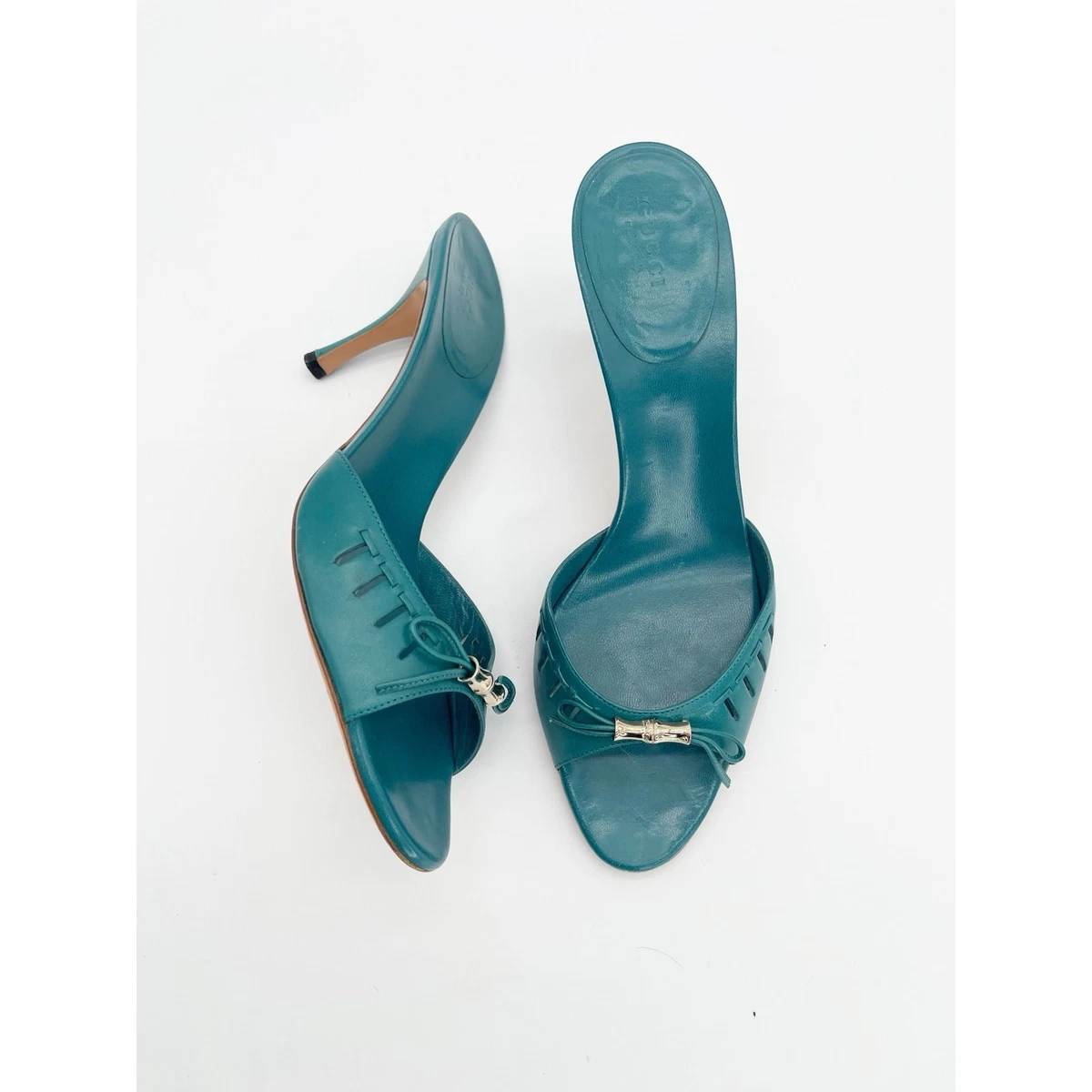 Gucci High (3-3.9 in) Heel Height Slide Sandals for Women for sale Gucci High (3-3.9 in) Heel Height Slide Sandals for Women for sale